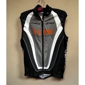 Jakroo Zip Front Sleeveless Cycling Jersey Treadmill Patagonia Colorblock Medium